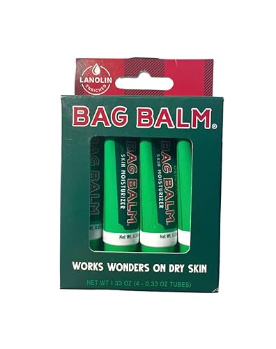 Bag Balm Lip Moisturizer Gift Box - Set Of 4, Green, 0.33 Ounce Each