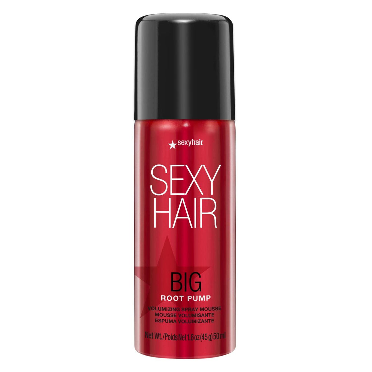 Sexyhair Big Root Pump Mousse 1.6 Oz - Volumizing Spray With Medium Hold & Humidity Resistance