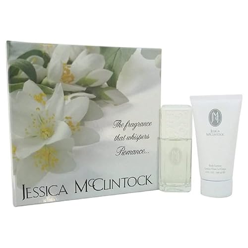 Jessica Mcclintock Gift Set For Women - Eau De Parfum Spray 3.4 Oz & Body Lotion 5 Oz