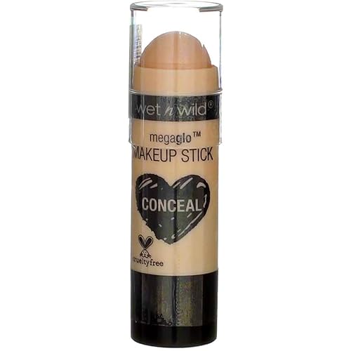 Wet N Wild Megaglo Makeup Stick 808 Nude For Thought, 0.21Oz - Beige, Pack Of 2