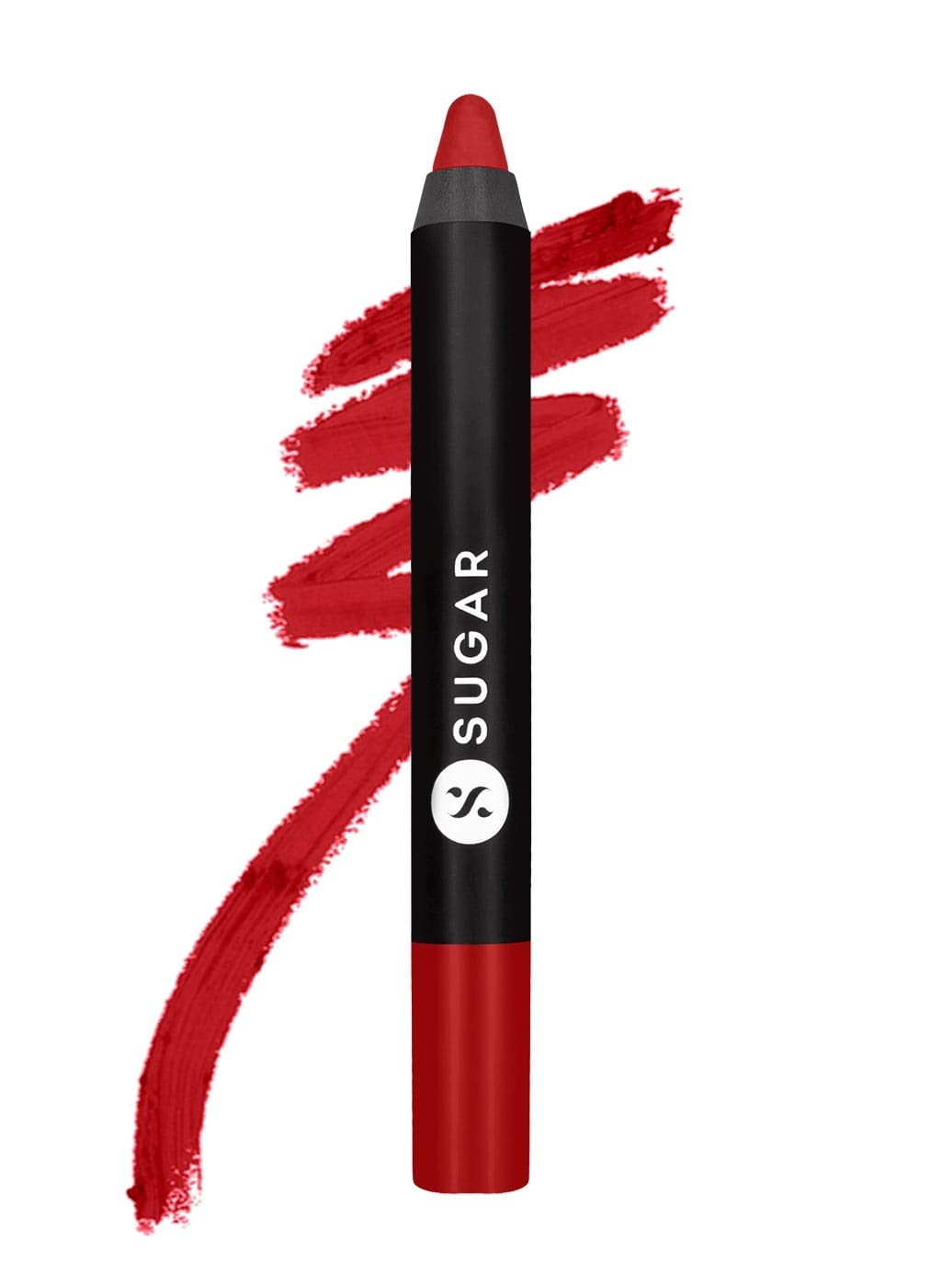 Sugar Matte As Hell Crayon Lipstick - Long Lasting 12Hrs, 2.8G, 01 Scarlett O'H