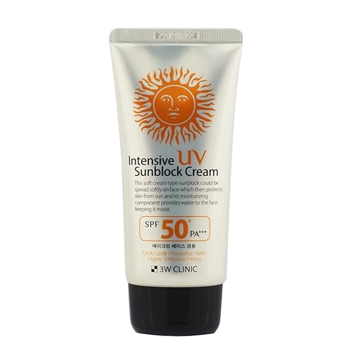 3W Clinic Dodo 3W UV Sunblock Cream SPF50+/PA+++ - Intensive Protection, 70ml