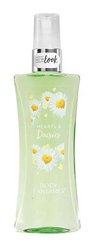 Body Fantasies Hearts And Daisies Body Spray, Travel Size 3.2 Fl Oz - Floral Fragrance