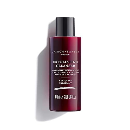 Daimon Barber Exfoliating Cleanser & Scrub for Men - Reduces Ingrown Hairs, 100ml