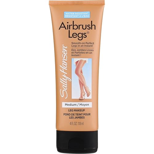 Sally Hansen Airbrush Legs Leg Makeup, Medium, 4 Oz - Pack Of 4 For Flawless Skin