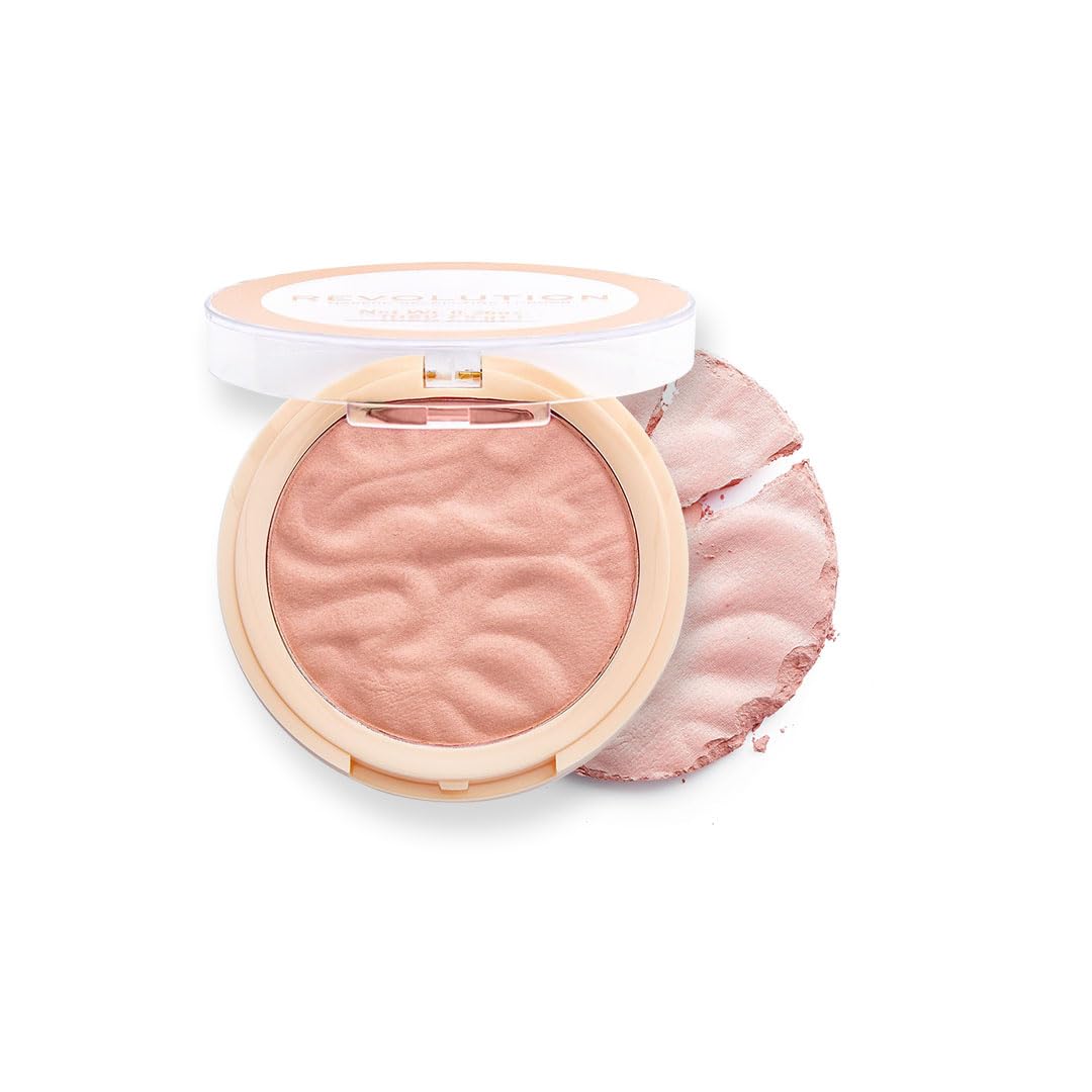 Revolution Beauty Blusher Reloaded - Sweet Pea, Highly Pigmented Pressed Powder Blush, 0.26 Oz.