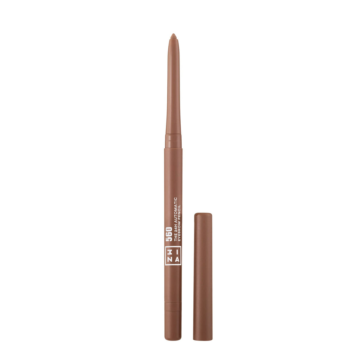 3Ina 24H Automatic Eyebrow Pencil - Waterproof Dark Blonde, Integrated Sharpener, 0.011 Oz