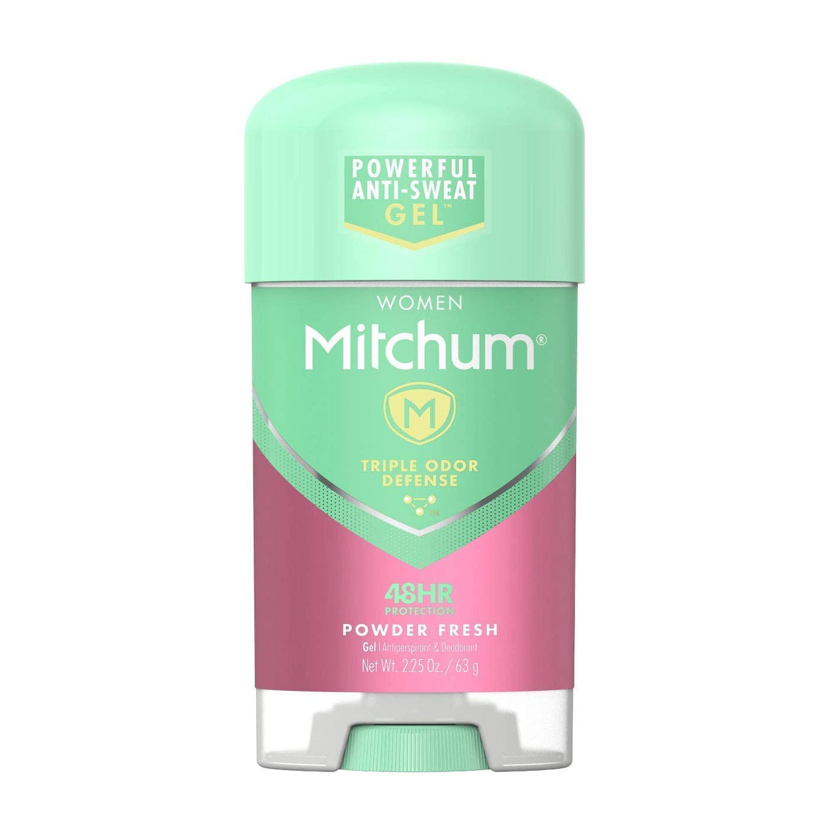 Mitchum Women Power Gel Anti-Perspirant Deodorant, Powder Fresh, 2.25 Oz, Pack Of 4