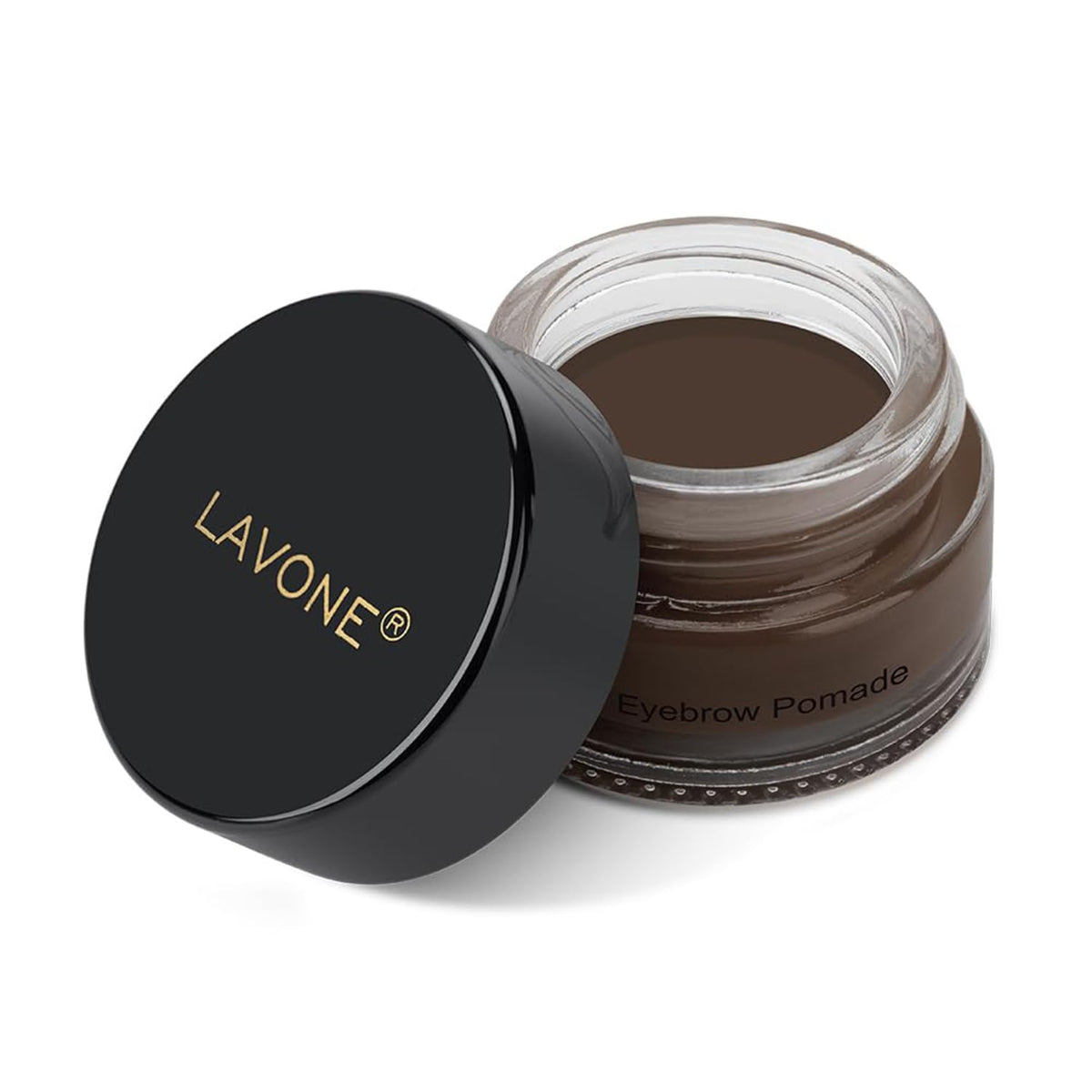 Lavone Eyebrow Pomade - Waterproof, Smudge-Proof, Long-Lasting, Dark Brunette, All Skin Types