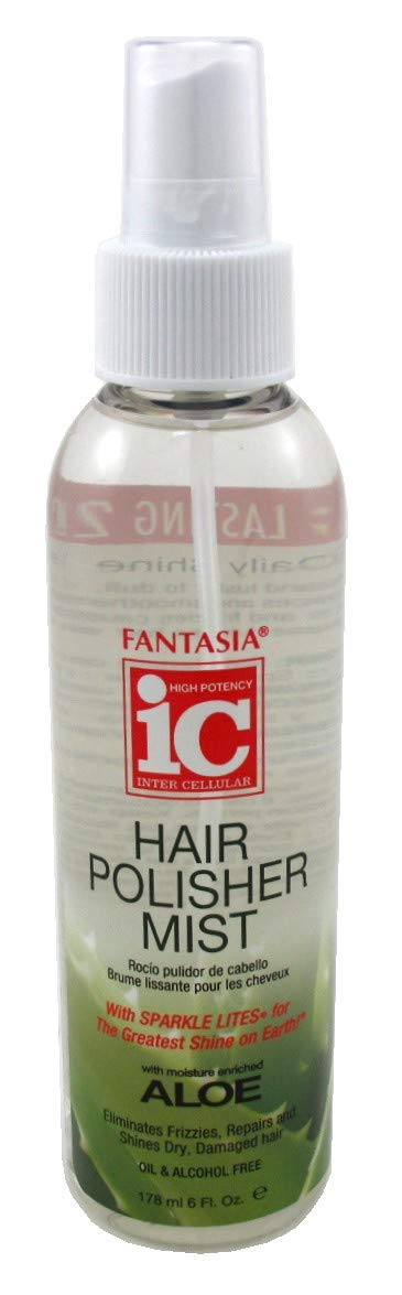 Fantasia Ic Hair Polisher Mist 6 Ounce Pump - 6 Pack, Frizz Control And Shine Enhancer