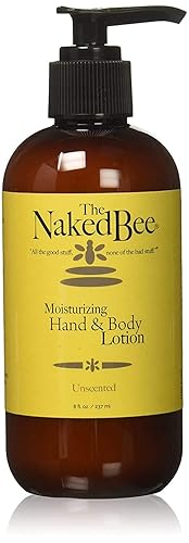 The Naked Bee Unscented Nourishing Body Lotion 8 Fl Oz - Moisture Replenishing For Dry Skin