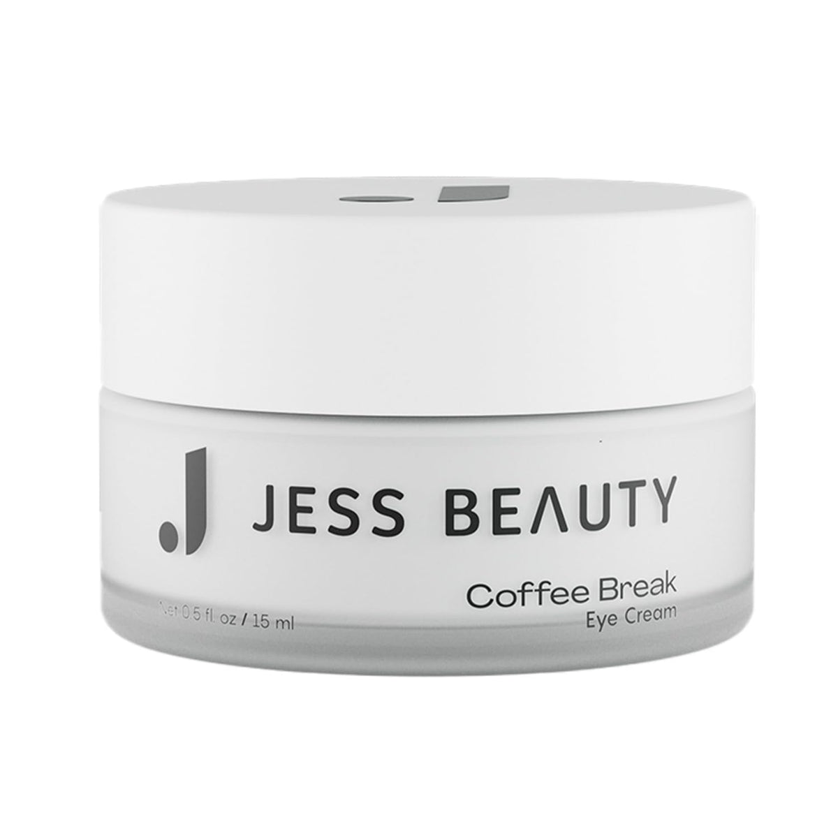 Jess Beauty Coffee Break Eye Cream 1% Caffeine & Squalane - Korean Beauty 0.5 Fl. Oz