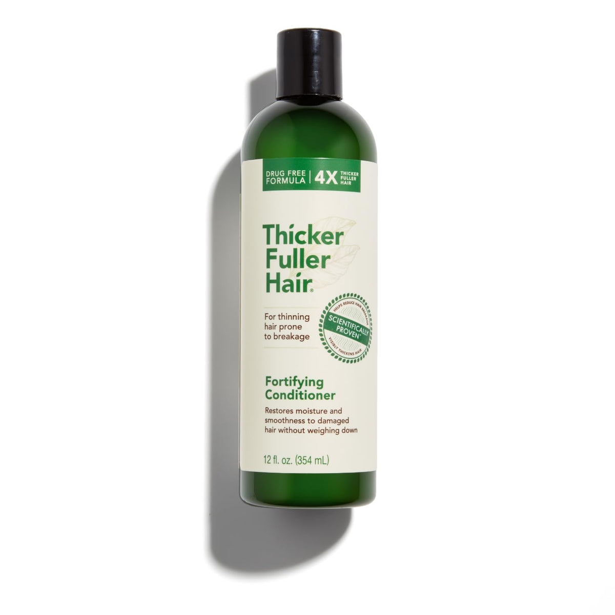 Thicker Fuller Hair Fortifying Conditioner  Moisturizing Conditioner for Women  Lightweight  Natural Formula  Hair Smoothing 