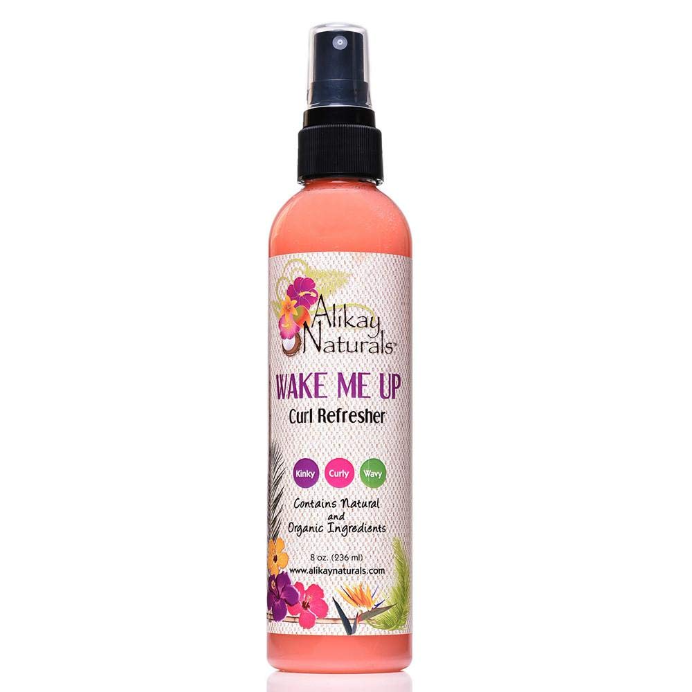 Alikay Naturals Wake Me Up Curl Refresher - 8 Oz Wheat Germ, Pomegranate & Almond Oil