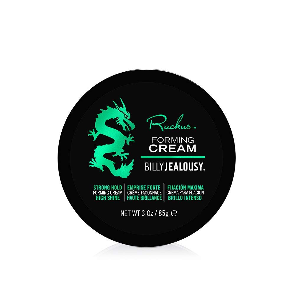 Billy Jealousy Ruckus Hair Forming Cream  Mens Styling Hair Cream For Strong Hold and High Shine  3 Oz