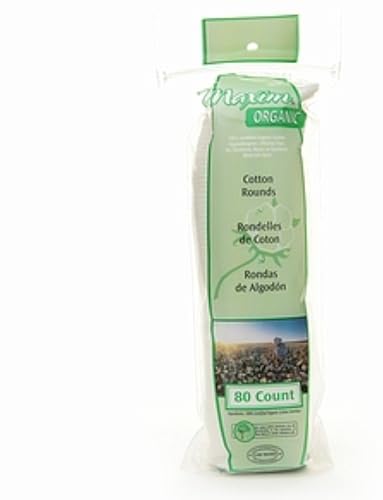 Maxim Hygiene Products Organic Cotton Rounds - 80 Count (Pack Of 4)