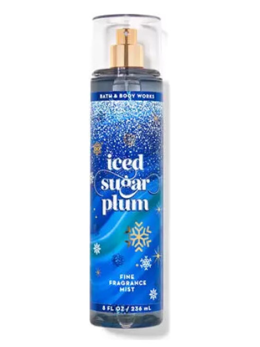 Bath & Body Works Iced Sugar Plum Fine Fragrance Body Spray Mist, 8 Fl Oz