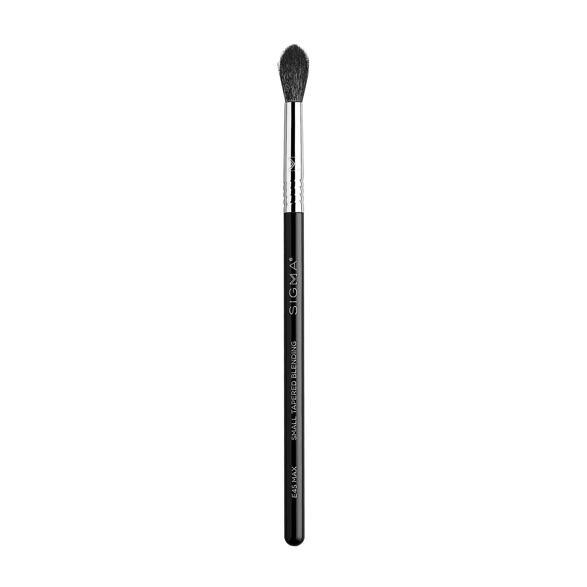 Sigma Beauty E45 Max Small Tapered Blending Brush - Black Nylon Makeup Tool