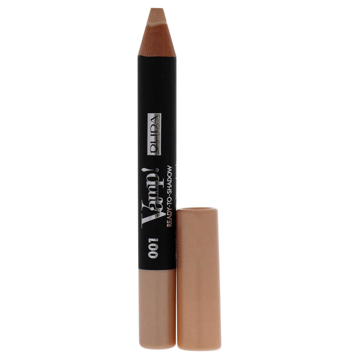 Pupa Milano Vamp! Shadow Stick 001 Champagne - Creamy, Pigmented, Paraben-Free, 0.04 Oz