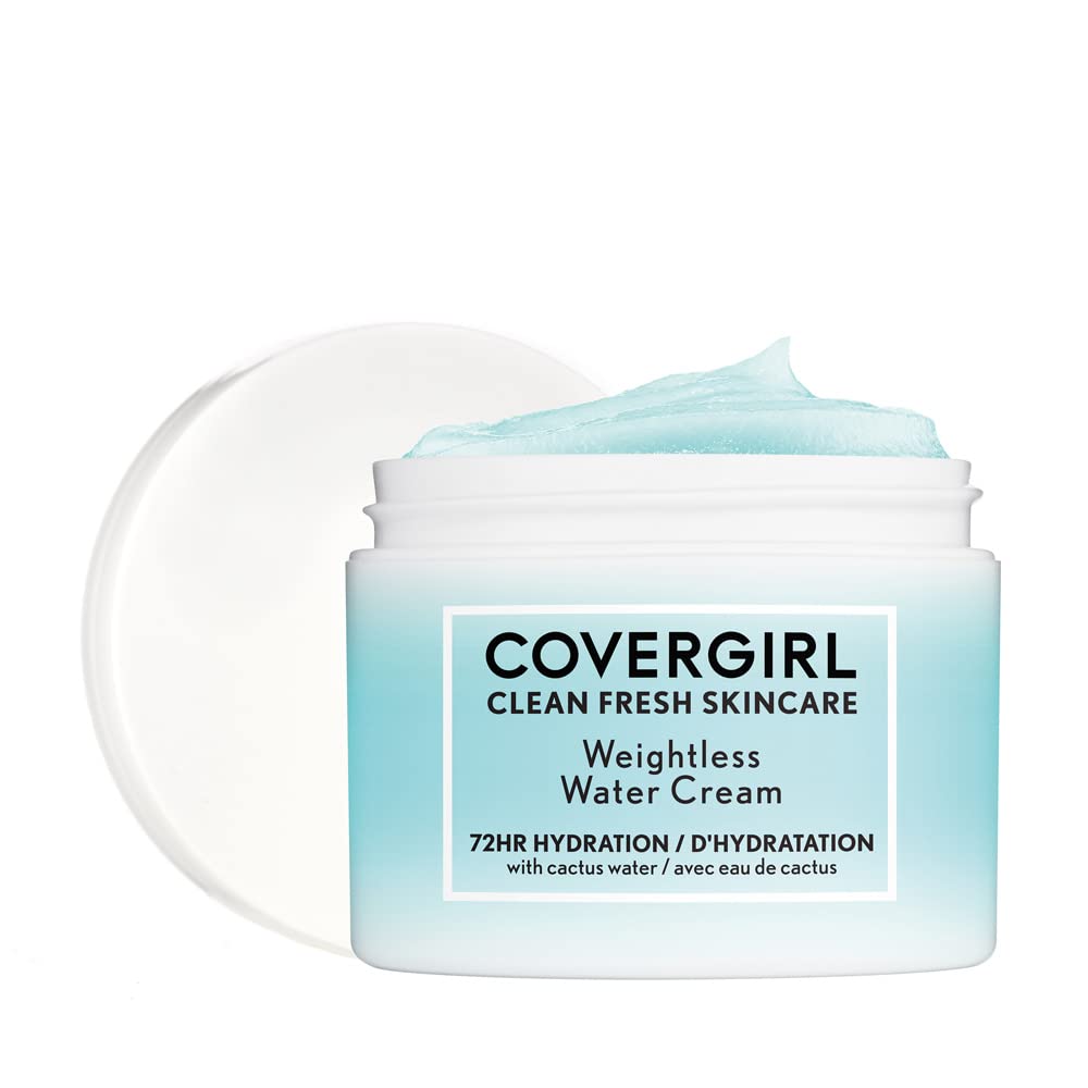 Covergirl Clean Fresh Skincare Weightless Water Cream, 2 Oz - Hydrating Moisturizer