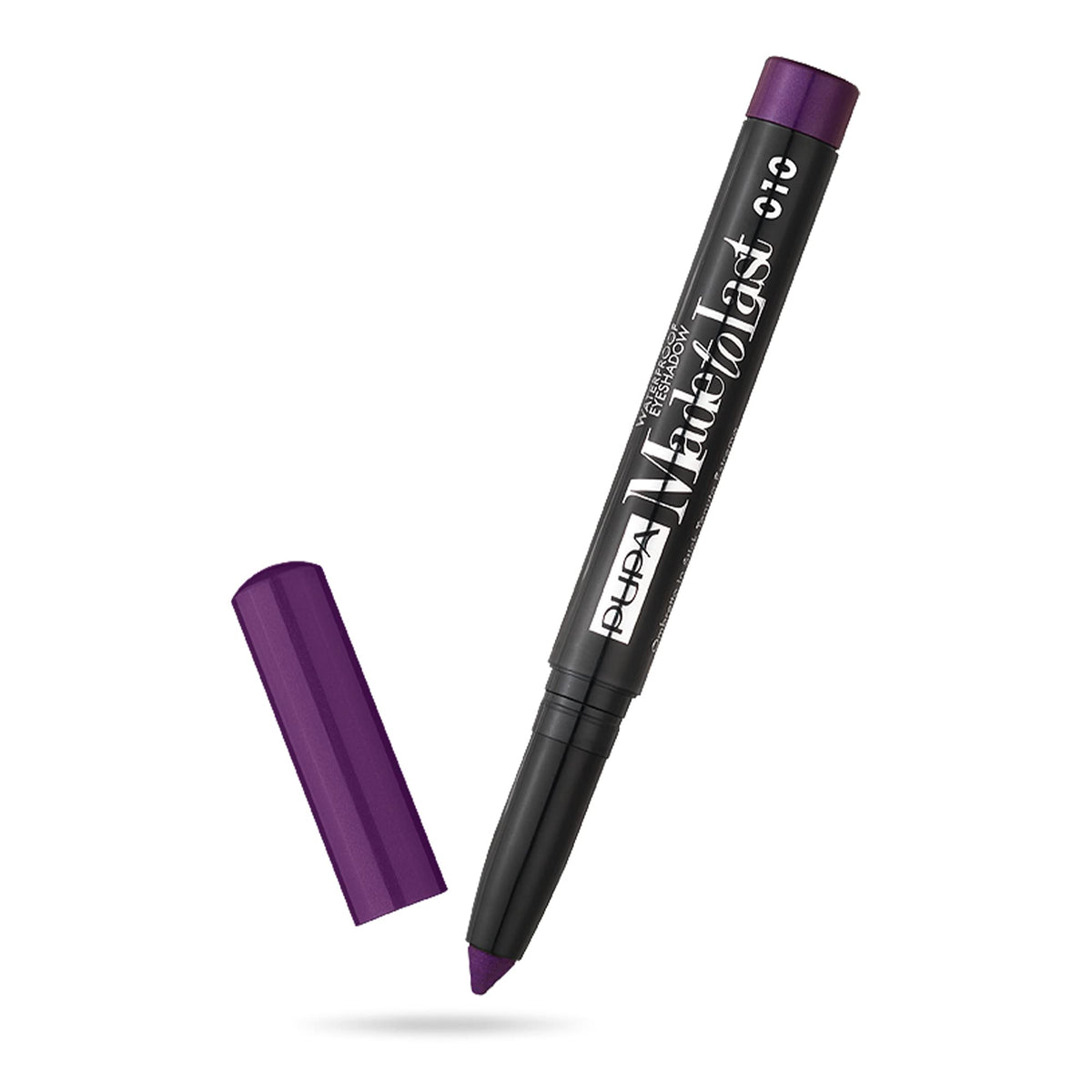 Pupa Milano Waterproof Eyeshadow Stick - Long Wear, Smudge Proof, 010 Shocking Violet, 0.05 Oz