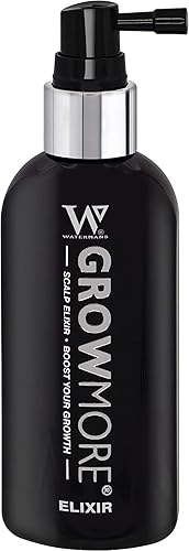 Watermans Grow More Hair Growth Serum - Dht Blocker, Biotin & Rosemary Oil, 3.4 Fl Oz