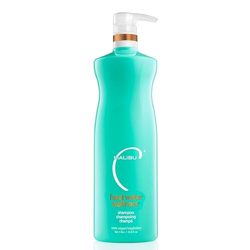 Malibu C Hard Water Wellness Shampoo - Sulfate Free, Hydrating & Vibrant Hair, 33.8Oz