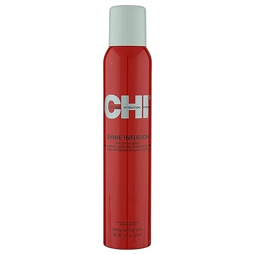 CHI Shine Infusion Hair Shine Spray - 5.3 Oz, Adds Shine & Smoothness for Radiant Hair