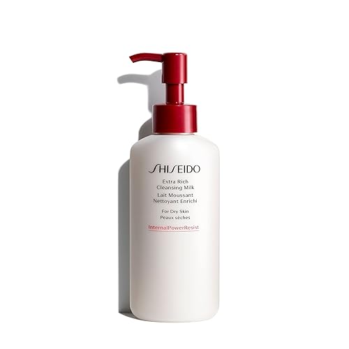 Shiseido Extra Rich Cleansing Milk 125 Ml - Gentle Hydrating Cleanser For Dry & Sensitive Skin