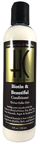 Haircredible Biotin & Beautiful Conditioner - 8Oz Moisturizing Hair Care For Healthy Shine