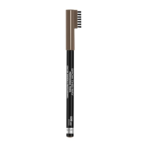 Rimmel Brow This Way Professional Eyebrow Pencil - 005 Ash Brown, 1 Count