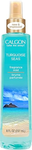 Calgon Fragrance Body Mist - Turquoise Seas, 8 Fl Oz - Refreshing Body Spray