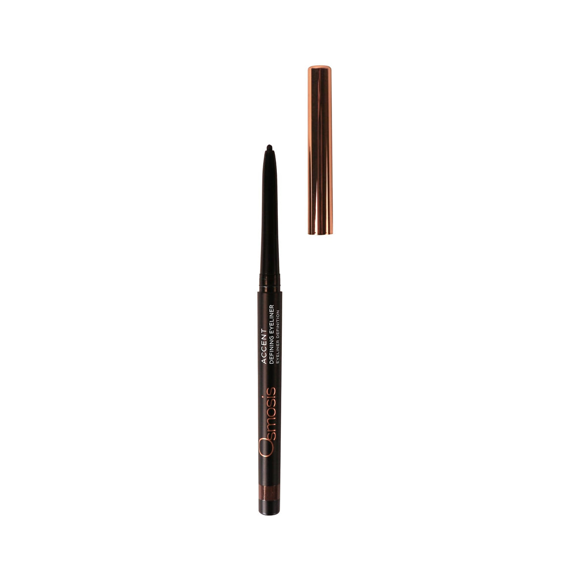 Osmosis Retractable Eyeliner - Creamy, Long-Lasting, Smudge-Proof, Waterproof, Blackest Black,