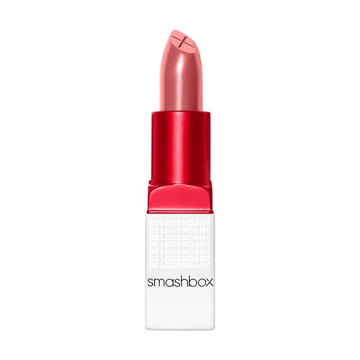 Smashbox Be Legendary Prime & Plush Lipstick - High Pigment, Moisturizing, Level Up (Nude Pink)