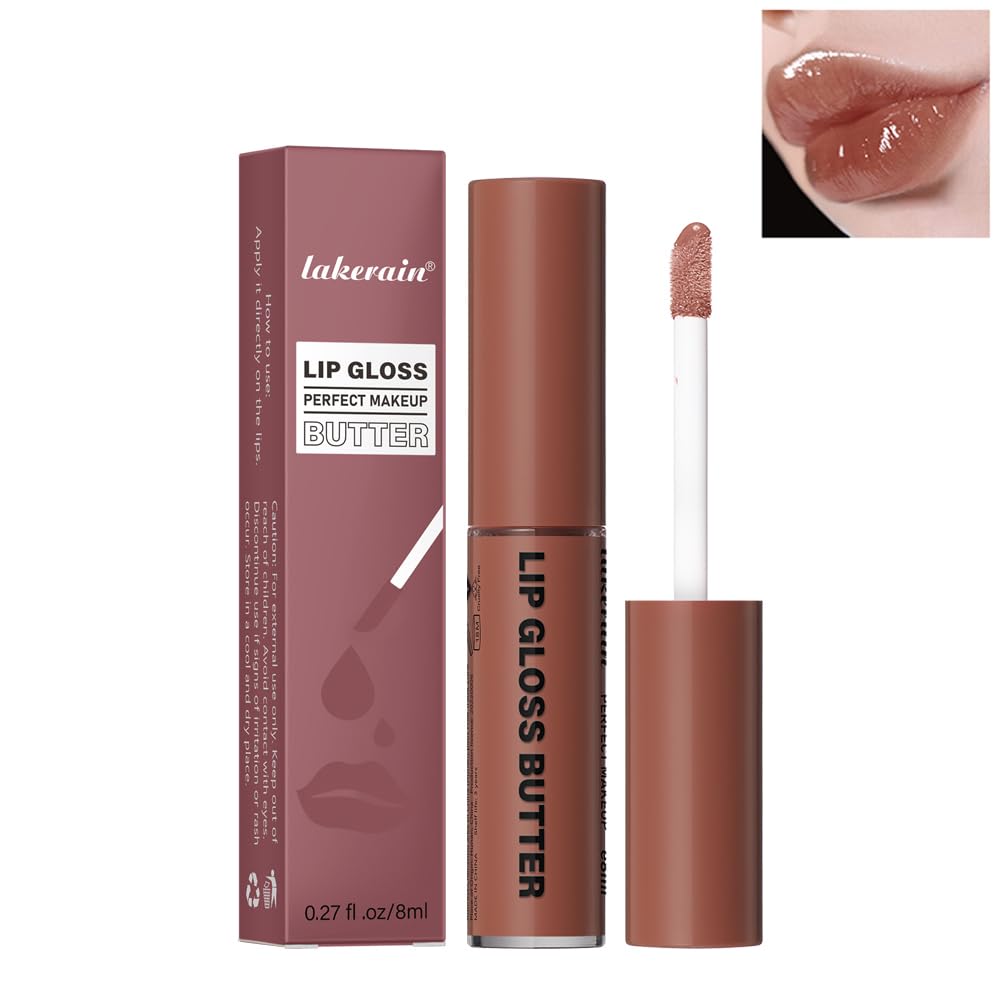 Beuking Butter Jelly Lipstick - Moisturizing Lip Stain, 8#, Long Lasting, Hydrating, Waterproof