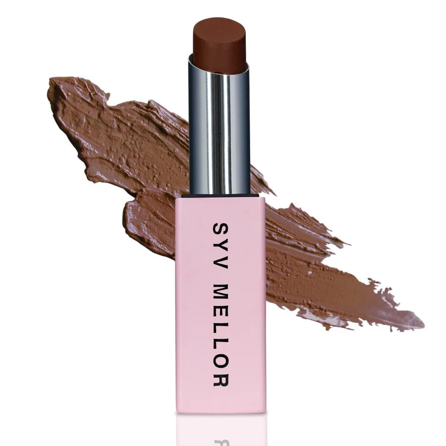 Syv Mellor Lustrous Lipstick - High Impact Color, Moisturizing, Long Lasting, Waterproof, Static