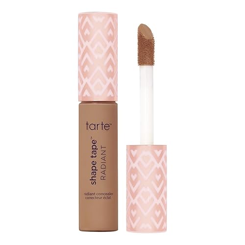 Tarte Shape Tape Concealer - Radiant Medium Coverage, 47H Tan Deep Honey, 0.33 Fl Oz