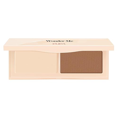 Pupa Milano Wonder Me Contour Palette, Cranberry - Blendable Face Powder, 0.28 Oz