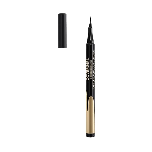 Covergirl Exhibitionist Liquid Eyeliner, Matte Black - Lash Enhancing, 1 Count