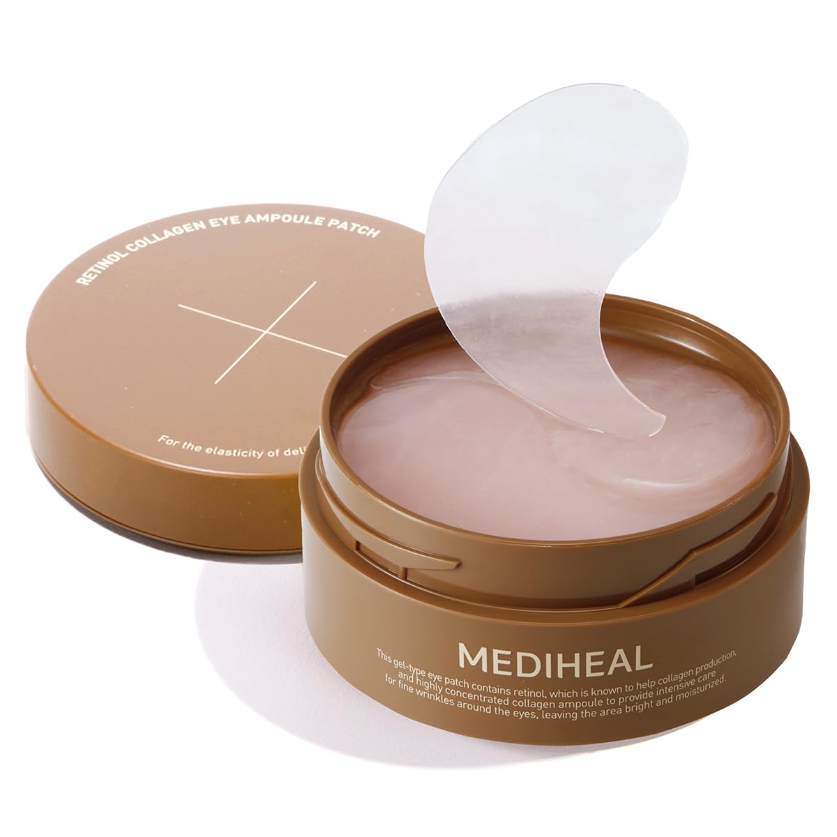 Mediheal Retinol Collagen Under Eye Patches - 95% Retinol, Hydrogel Eye Gel Mask, 60 Count