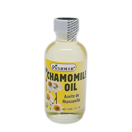 Pharmar Chamomile Oil 2 Oz - Natural Soothing Oil for Relaxation and Skin Care