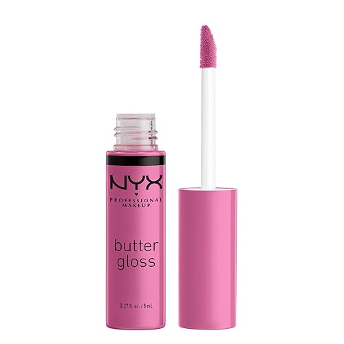 NYX PROFESSIONAL MAKEUP Butter Gloss - Non-Sticky Lip Gloss in 04 Merengue, 0.27 Fl Oz