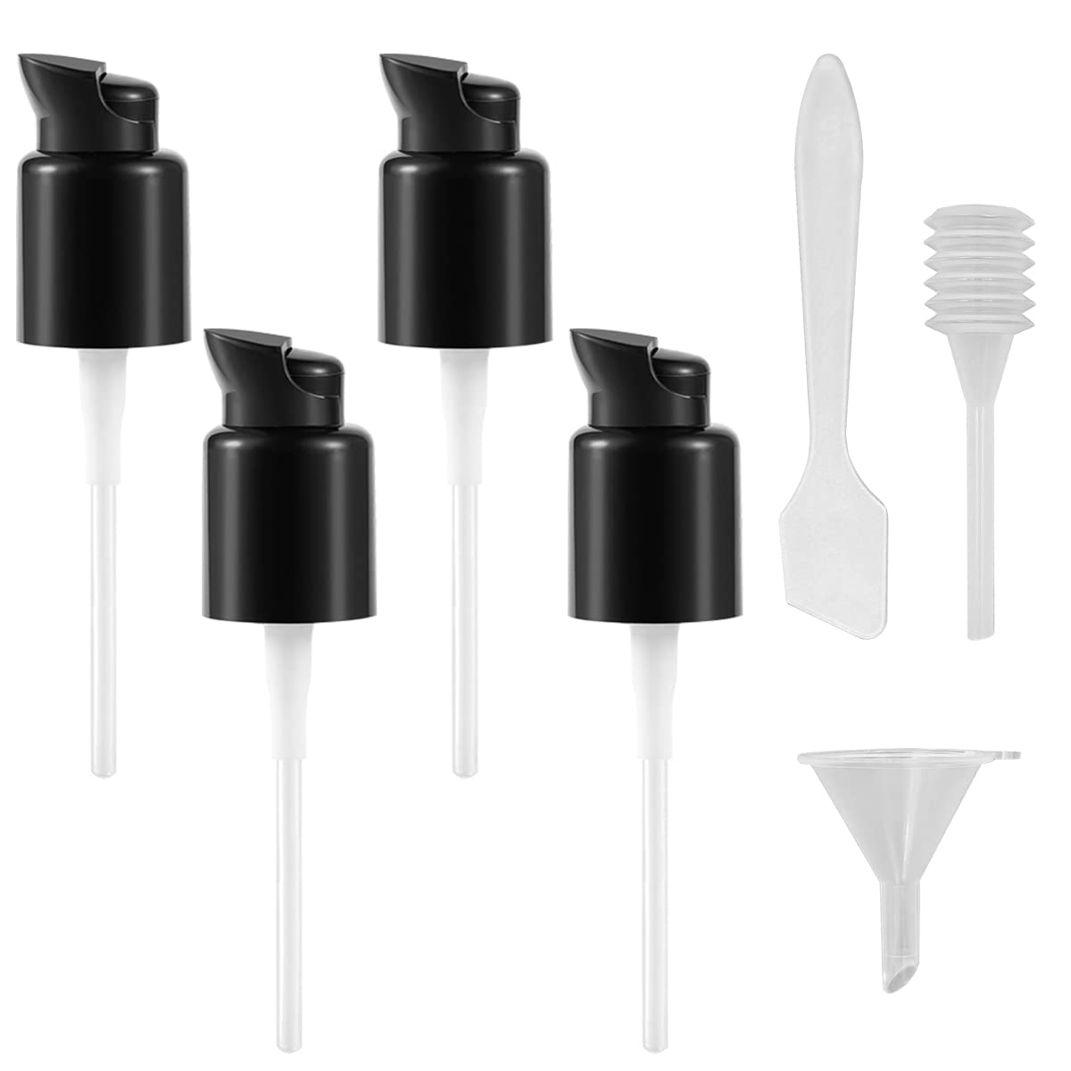 Aywfey 4 Pcs Foundation Pump Replacement For Maybelline Fit Me - Includes Spoon, Dropper, Funnel