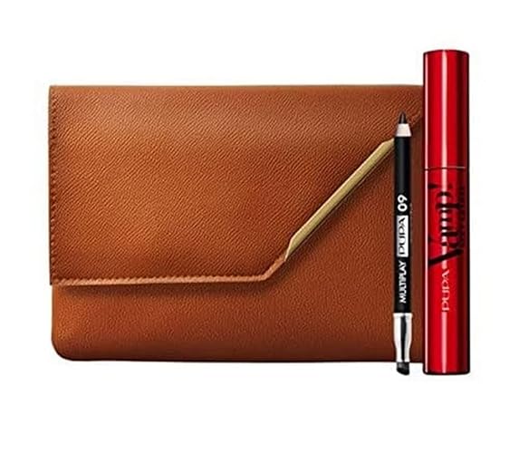 Pupa Milano Vamp! Sexy Lashes Set - Lengthening Mascara & Eye Pencil - 3 Pc Kit, Cranberry