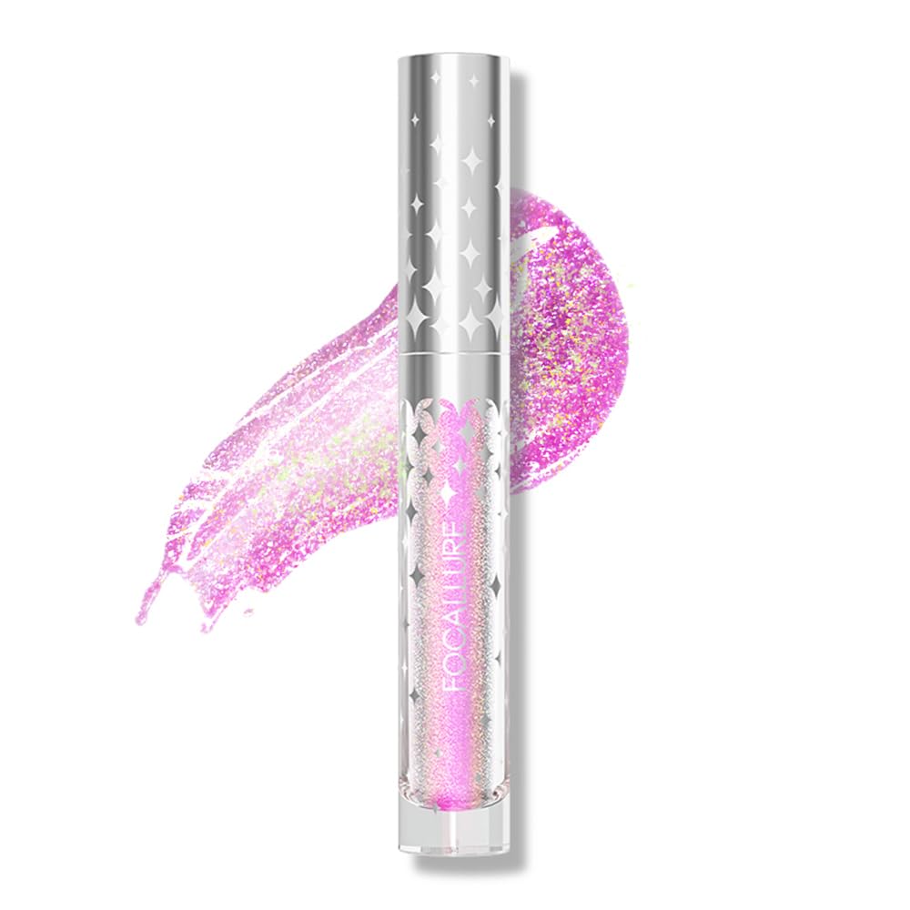 Focallure Glitter Liquid Lipstick - Hydrating, Long Lasting, Shimmer Lip Gloss, Pe06 Undersea Sing