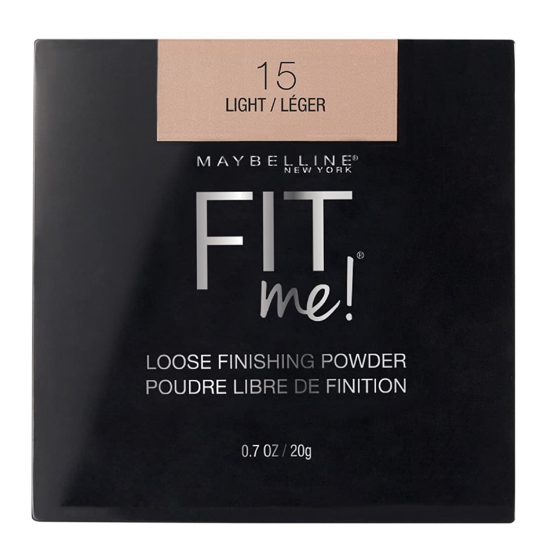 Maybelline Fit Me Loose Setting Powder, Light 15, 0.7 Oz - Face & Finishing Makeup