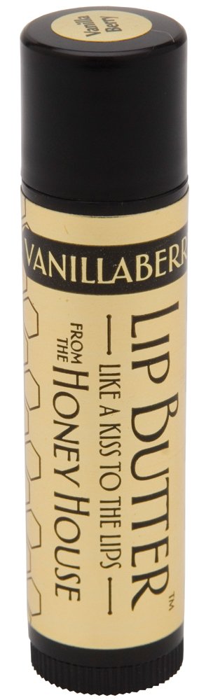 Honey House Naturals Lip Butter Tube, Vanillaberry Flavor, 1 Count, Moisturizing Lip Care