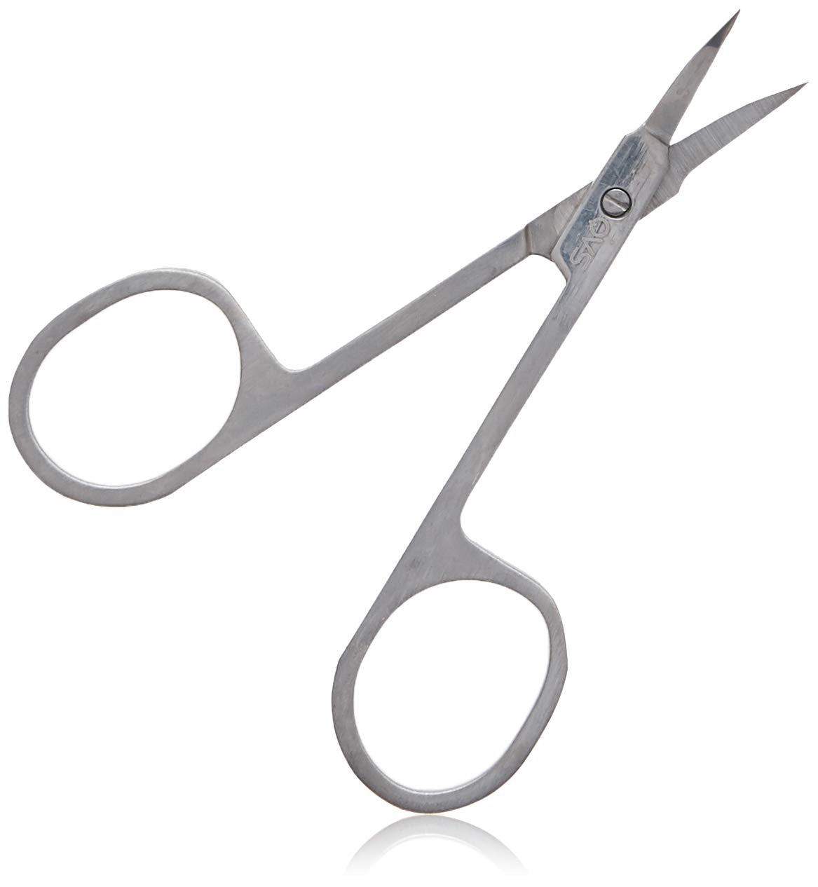 Qvs Extra Fine Curved Cuticle Scissors - Precision Nail Care, 0.3 Ounce