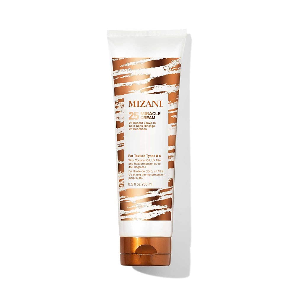 Mizani 25 Miracle Leave-In Cream | Lightweight Moisture, Heat Protectant For Curly Hair, 8.5 Fl Oz