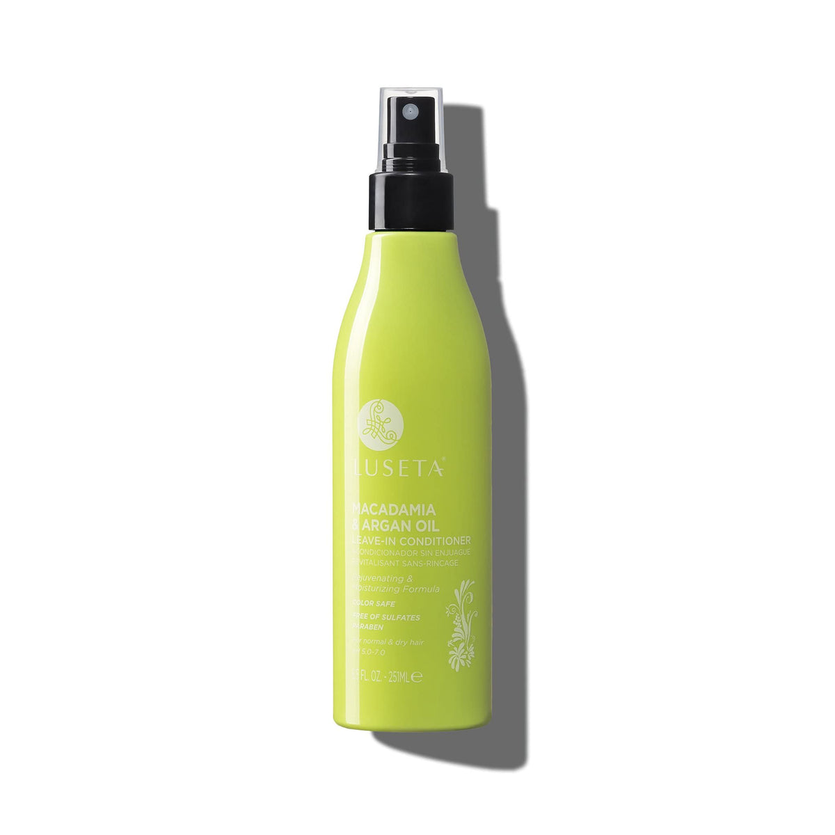 L Luseta Macadamia Oil Leave-In Conditioner With Argan Oil For Dry, Damaged Hair, 8.5 Fl Oz